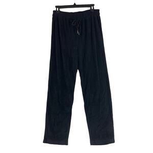 WAYF 98 joggers black Evangelista drawstring terry pants M